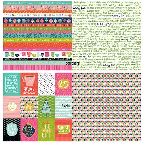 Illustrated Faith Advent Kit Collection 12 x 12 With Foil Accents
