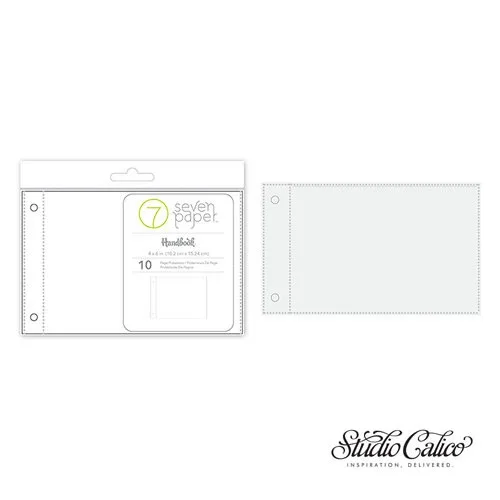 Studio Calico 4 x 6 inch Page Protectors Seven Paper Felix Collection