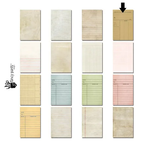 Fancy Pants Designs Accent and Journaling Cards Set 4 Artist Edition Collection