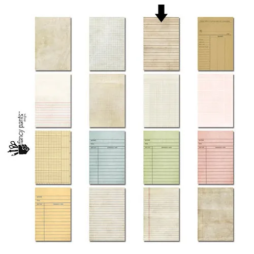 Fancy Pants Designs Accent and Journaling Cards Set 3 Artist Edition Collection
