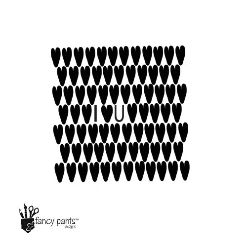 Fancy Pants Designs Mini Acrylic Clear Stamp I Love You Be You Collection
