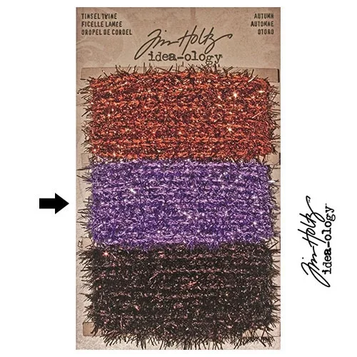 Tim Holtz Idea-ology Tinsel Twine Purple Autumn
