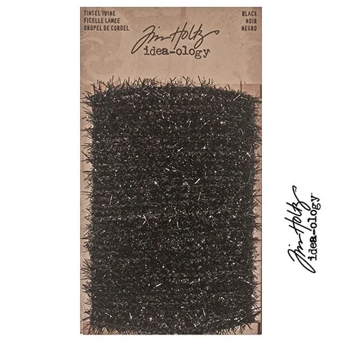 Tim Holtz Idea-ology Tinsel Twine Black