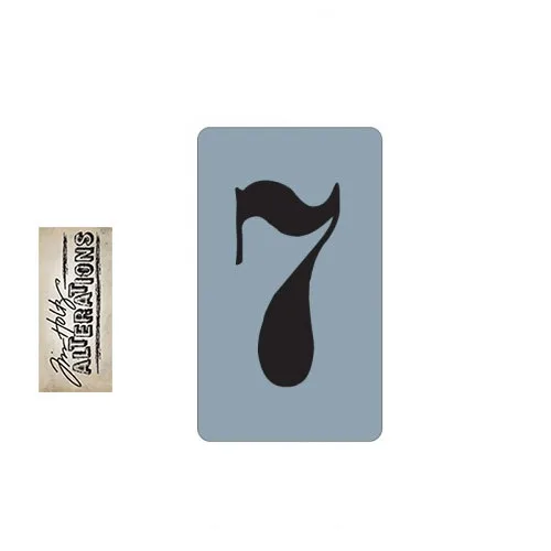 Sizzix Tim Holtz Alterations Texture Trades Embossing Folder Number Seven