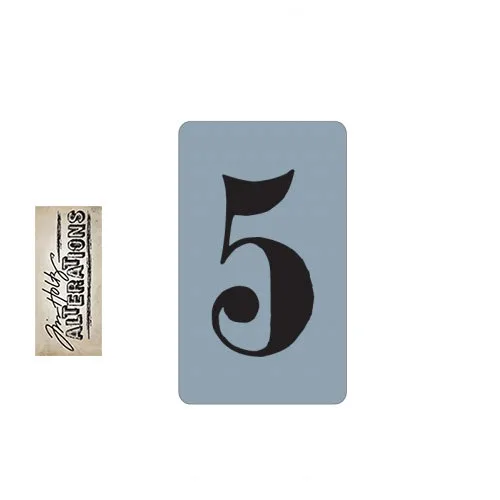 Sizzix Tim Holtz Alterations Texture Trades Embossing Folder Number Five