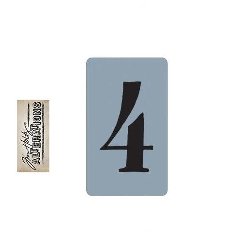 Sizzix Tim Holtz Alterations Texture Trades Embossing Folder Number Four