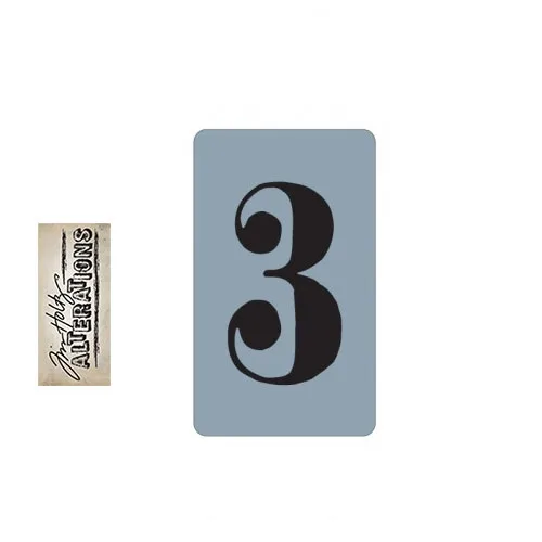 Sizzix Tim Holtz Alterations Texture Trades Embossing Folder Number Three
