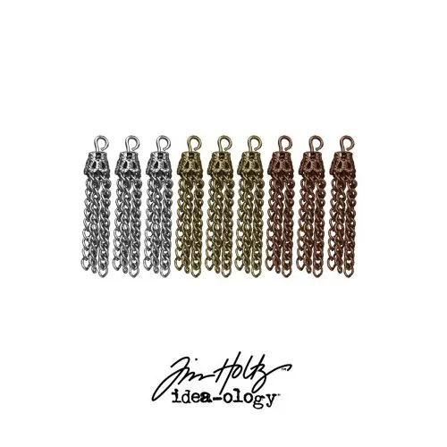 Idea-ology Tim Holtz Metal Chain Tassels