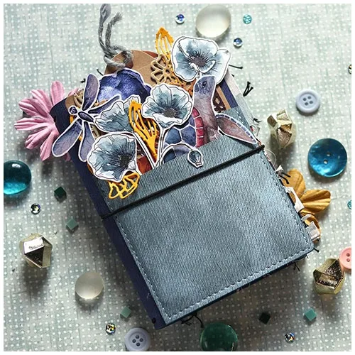 Elizabeth Craft Designs Clear Stamps Poppy Dream