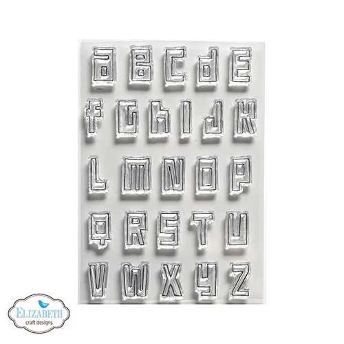 Elizabeth Craft Designs Clear Stamps Block Alphabet