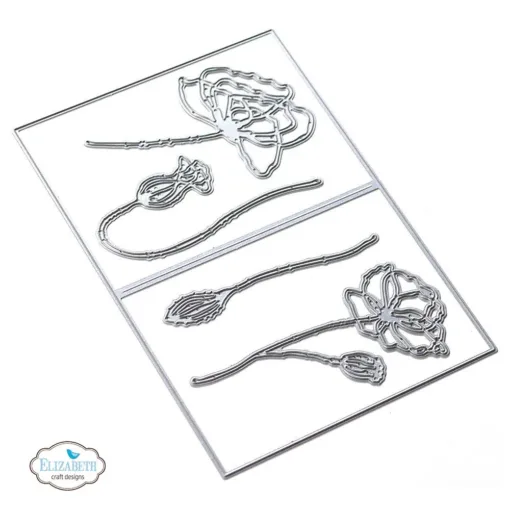 Elizabeth Craft Designs Dies Floral Insert