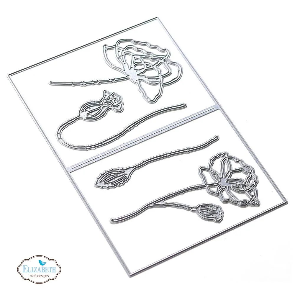 Elizabeth Craft Designs Dies Floral Insert