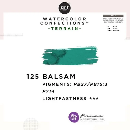Prima Marketing Art Philosophy Refill Pan BALSAM 125 - Terrain Watercolor Confections