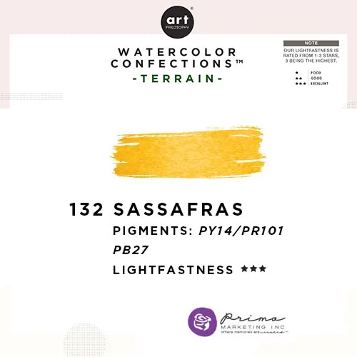Prima Marketing Art Philosophy Refill Pan SASSAFRAS 132 - Terrain Watercolor Confections