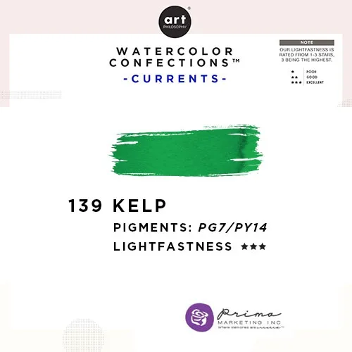 Prima Marketing Art Philosophy Refill Pan KELP 139 - Currents Watercolor Confections