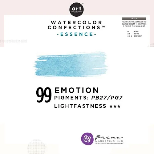 Prima Marketing Art Philosophy Refill Pan EMOTION 99 - Essence Watercolor Confections