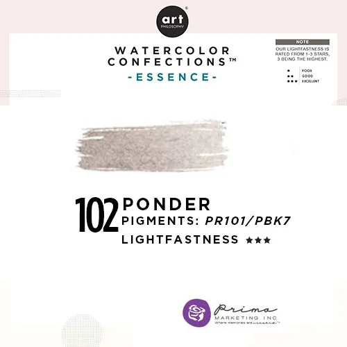 Prima Marketing Art Philosophy Refill Pan PONDER 102 - Essence Watercolor Confections
