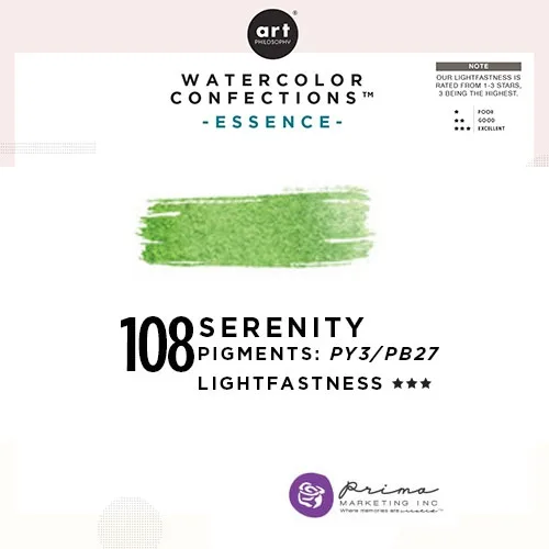 Prima Marketing Art Philosophy Refill Pan SERENITY 108 - Essence Watercolor Confections