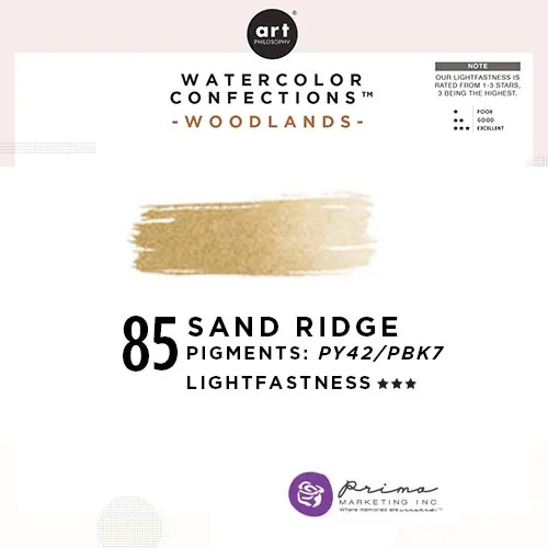 Prima Marketing Art Philosophy Refill Pan SAND RIDGE 85 - Woodlands Watercolor Confections