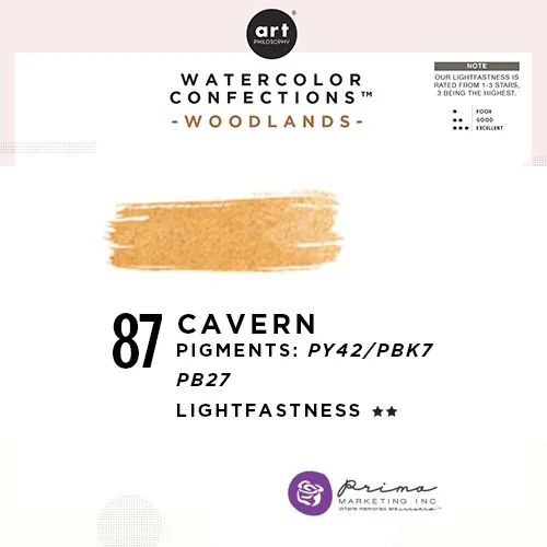 Prima Marketing Art Philosophy Refill Pan CAVERN 87 - Woodlands Watercolor Confections