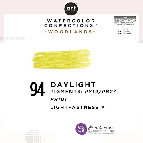 Prima Marketing Art Philosophy Refill Pan DAYLIGHT 94 - Woodlands Watercolor Confections