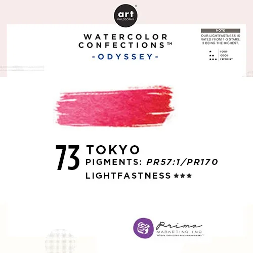Prima Marketing Art Philosophy Refill Pan TOKYO 73 - Odyssey Watercolor Confections