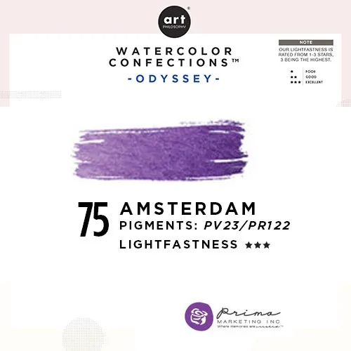 Prima Marketing Art Philosophy Refill Pan AMSTERDAM 75 - Odyssey Watercolor Confections