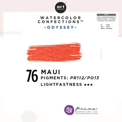 Prima Marketing Art Philosophy Refill Pan MAUI 76 - Odyssey Watercolor Confections