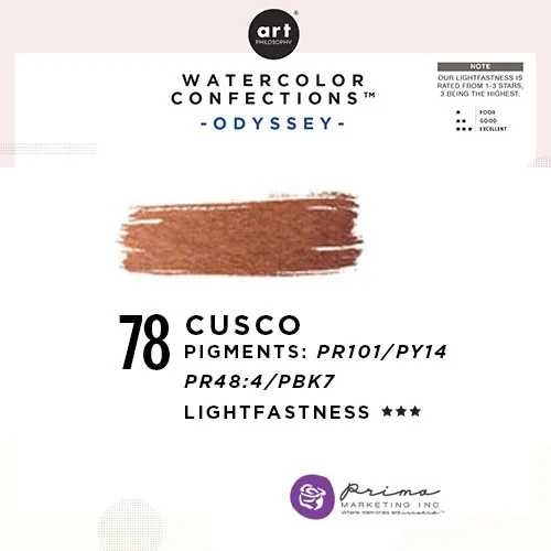 Prima Marketing Art Philosophy Refill Pan CUSCO 78 - Odyssey Watercolor Confections