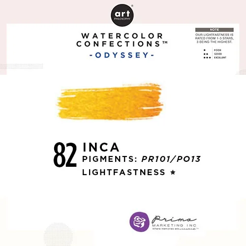 Prima Marketing Art Philosophy Refill Pan INCA 82 - Odyssey Watercolor Confections