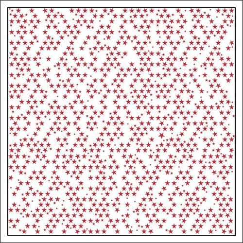 Bella Blvd Transparency Sheet Clear Cut Red Stars Clear Cuts