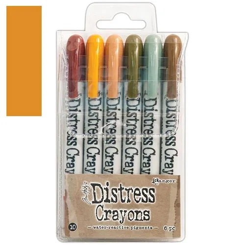 Ranger Tim Holtz set no. 10 Distress Crayon Wild Honey