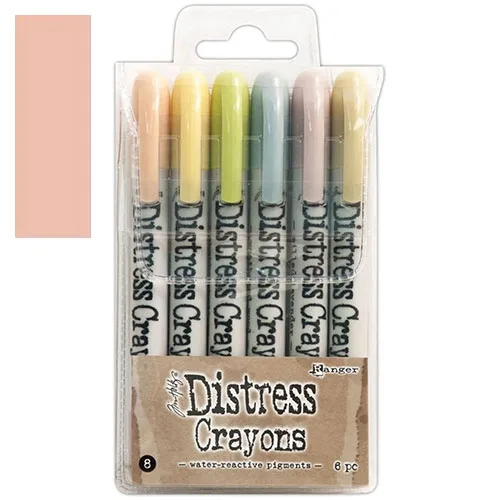 Ranger Tim Holtz set no. 8 Distress Crayon Tattered Rose