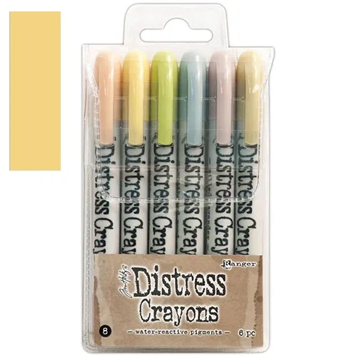 Ranger Tim Holtz set no. 8 Distress Crayon Scattered Straw