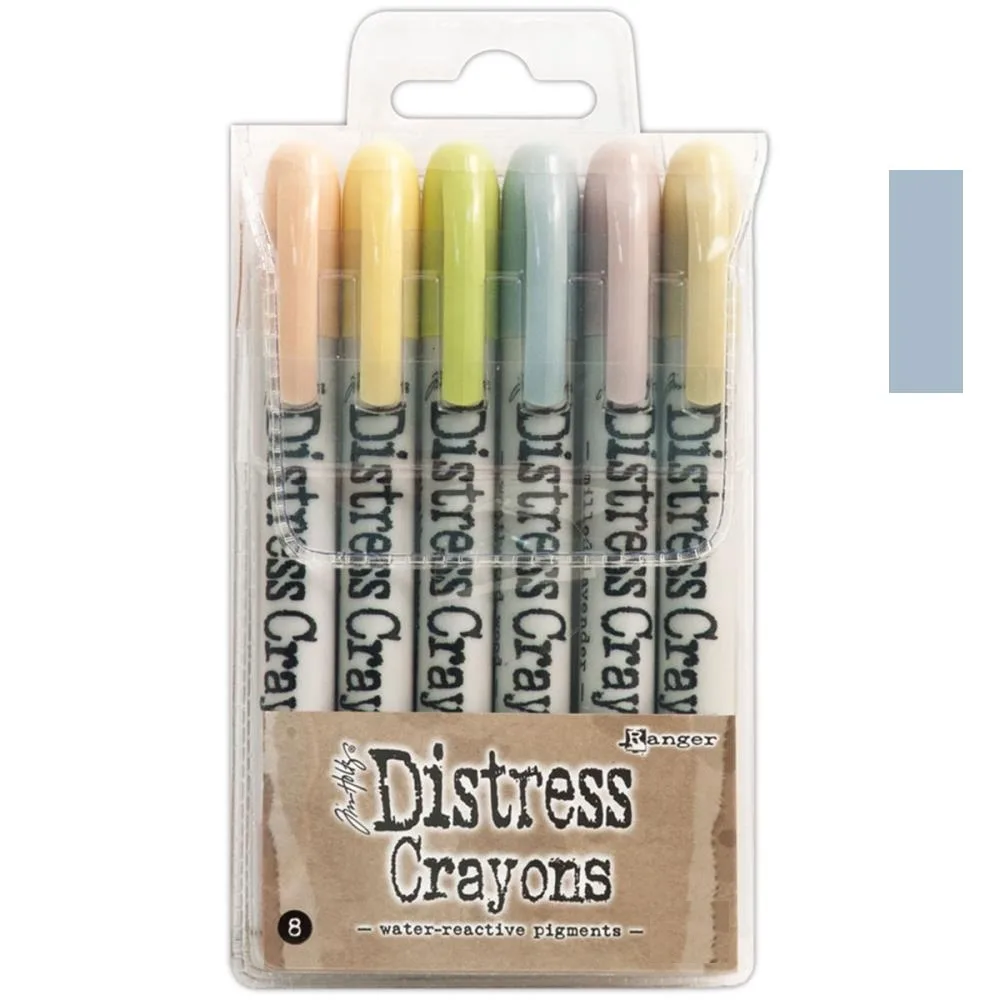 Ranger Tim Holtz set no. 8 Distress Crayon Weathered Wood