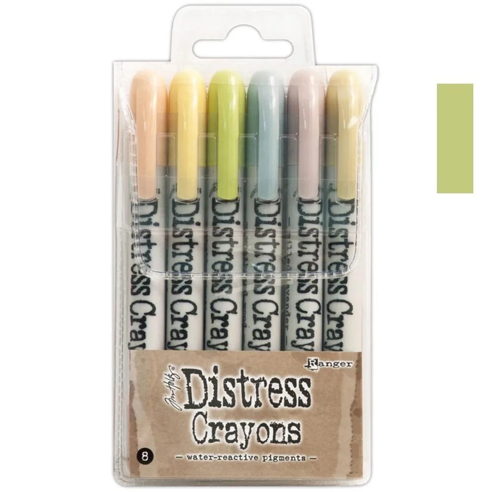 Ranger Tim Holtz set no. 8 Distress Crayon Shabby Shutters