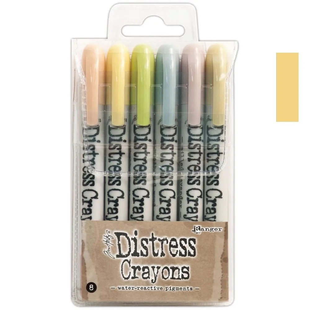 Ranger Tim Holtz set no. 8 Distress Crayon Scattered Straw