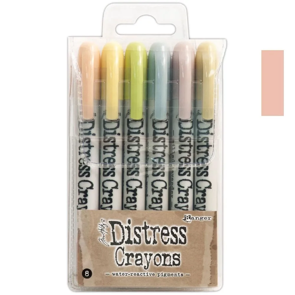 Ranger Tim Holtz set no. 8 Distress Crayon Tattered Rose