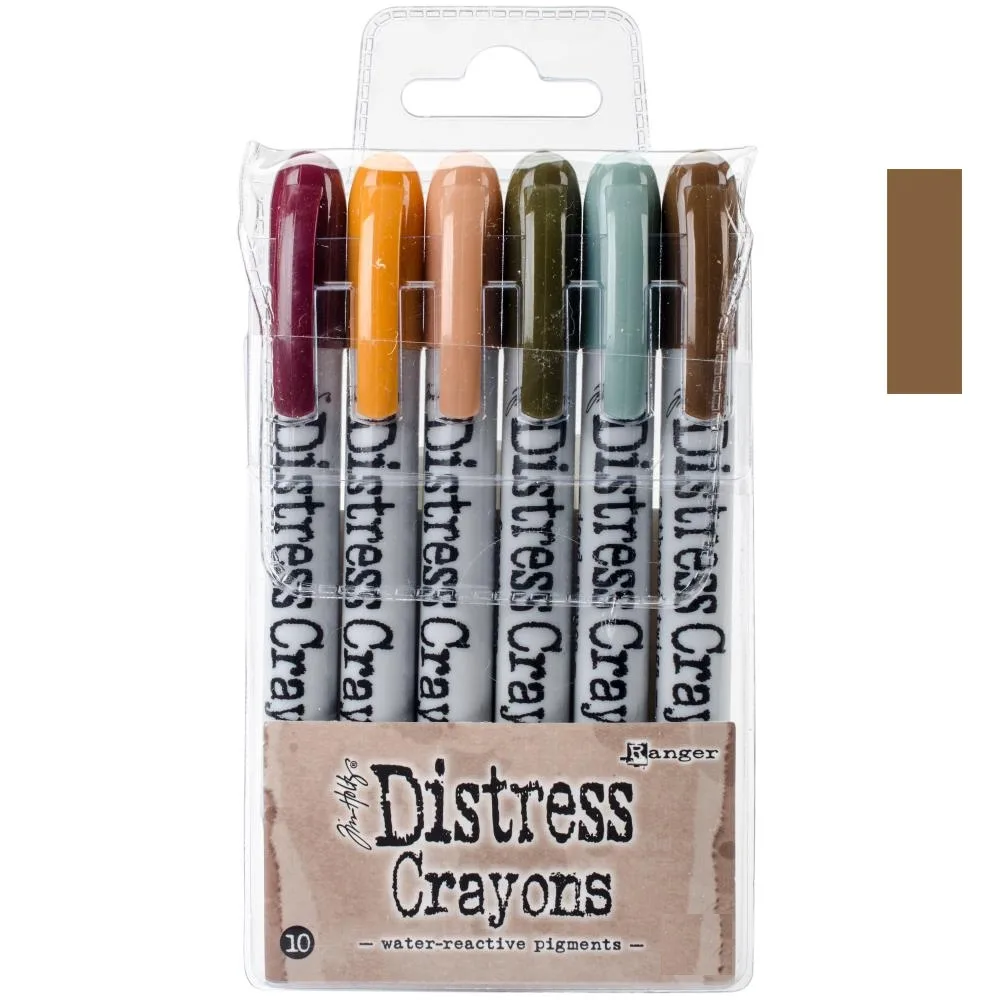 Ranger Tim Holtz set no. 10 Distress Crayon Gathered Twigs