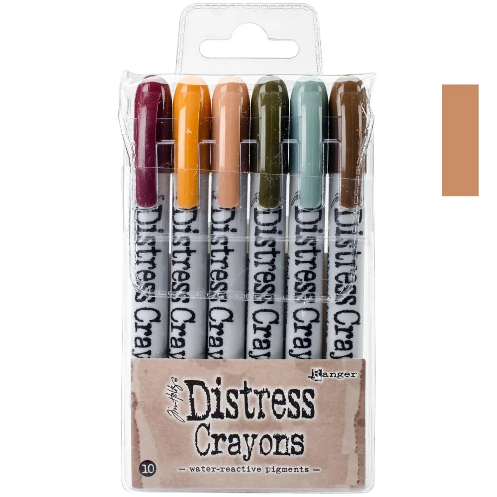 Ranger Tim Holtz set no. 10 Distress Crayon Tea Dye