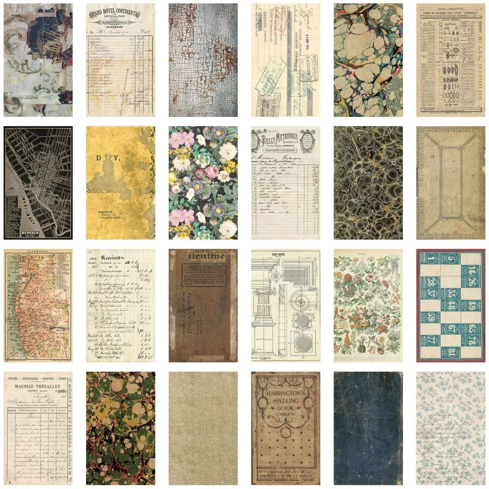 Advantus Idea-ology Backdrops Volume 2 Double-Sided Cardstock Sheets 6 x 10 inch by Tim Holtz