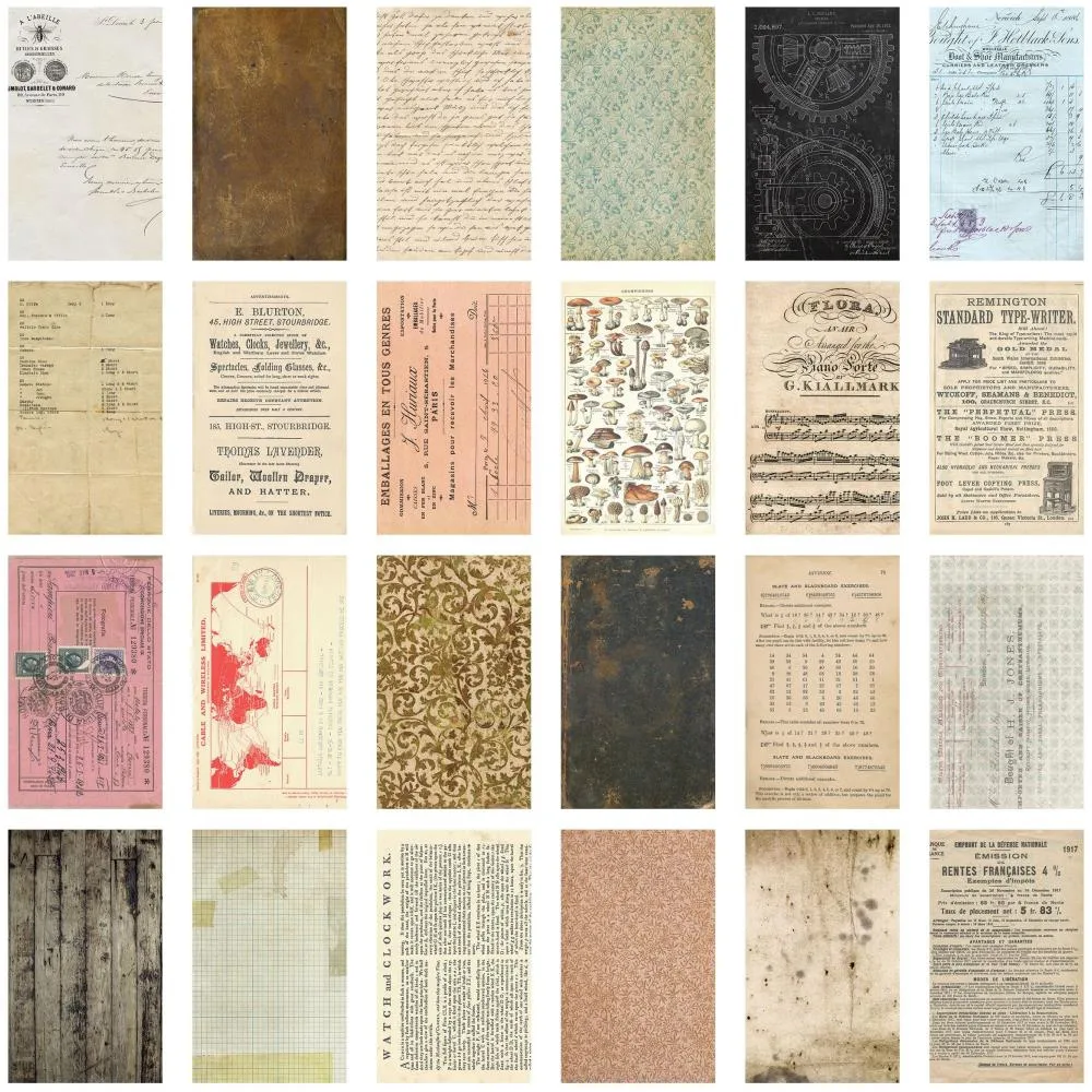 Advantus Idea-ology Backdrops Volume 2 Double-Sided Cardstock Sheets 6 x 10 inch by Tim Holtz