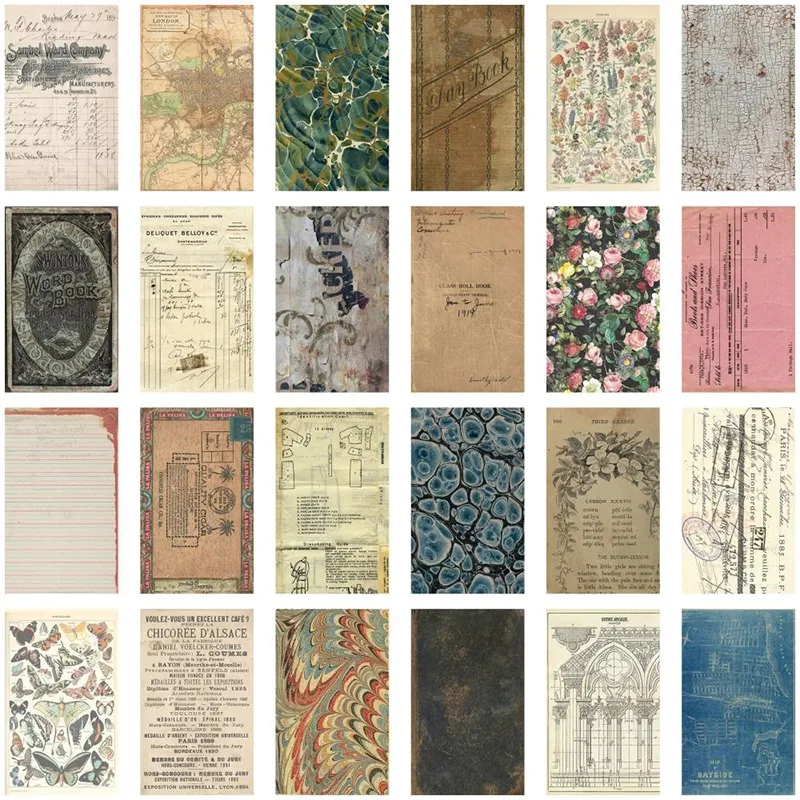 Advantus Idea-ology Backdrops Volume 1 Double-Sided Cardstock Sheets 6 x 10 inch by Tim Holtz