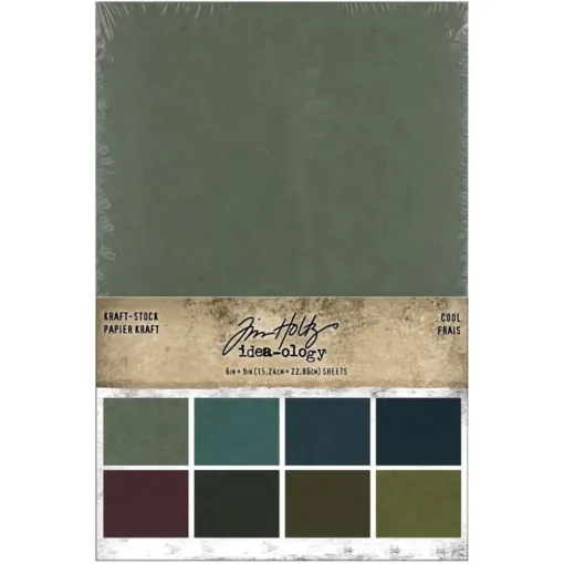 Advantus Idea-ology Kraft-Stock Stack Kraft Cool by Tim Holtz