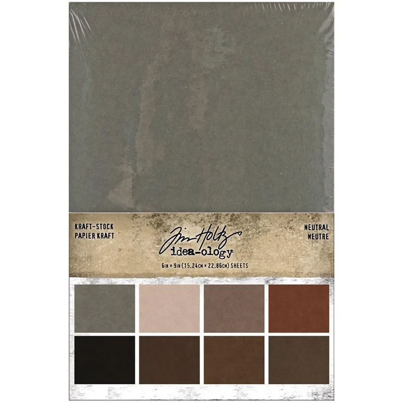 Advantus Idea-ology Kraft-Stock Stack Kraft Neutral by Tim Holtz