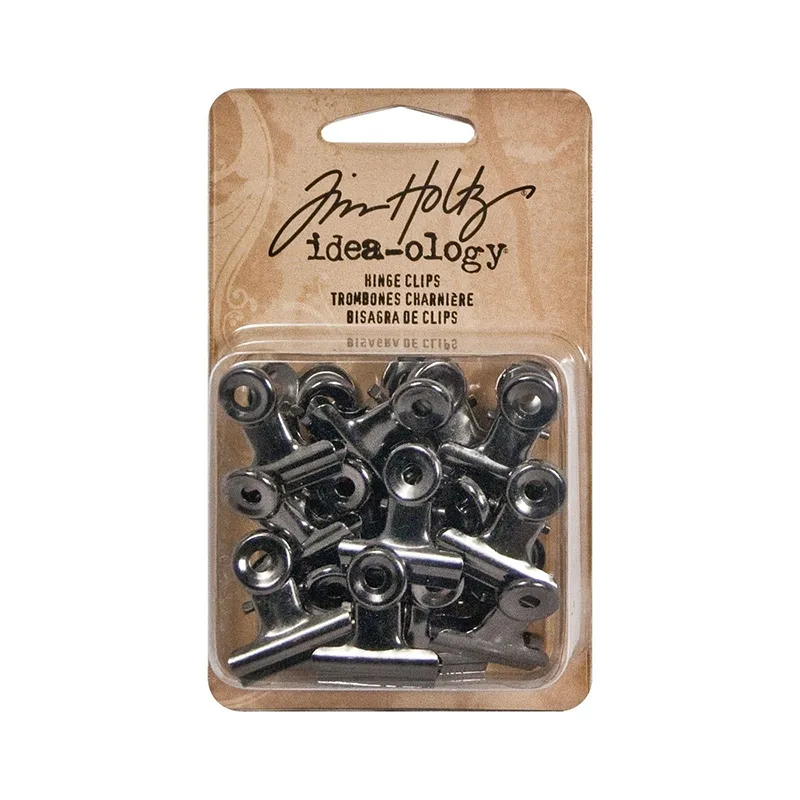 Advantus Idea-ology Hinge Clips Antique Nickel by Tim Holtz