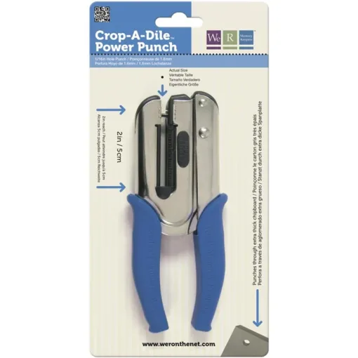 We R Memory Keepers Crop-A-Dile Power Punch 1/16 inch Hole Punch