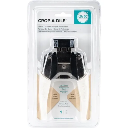 We R Memory Keepers Crop-A-Dile Corner Chomper Large and Small Angle