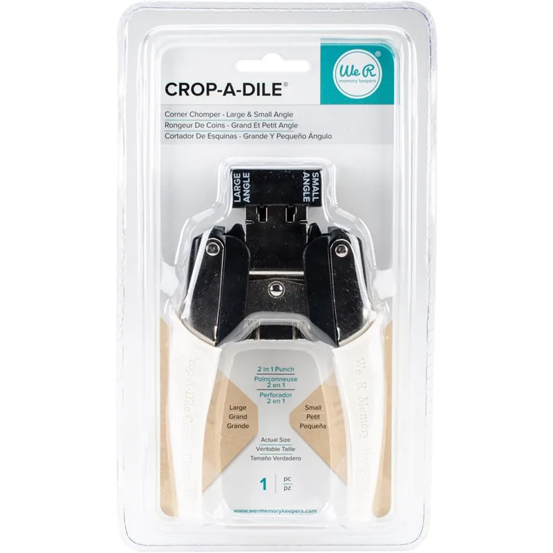 We R Memory Keepers Crop-A-Dile Corner Chomper Large and Small Angle