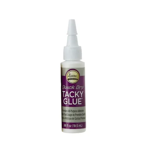Aleene's Tacky Glue Quick Dry Mini Trial Bottle 19.5 ml / .66 fl. oz